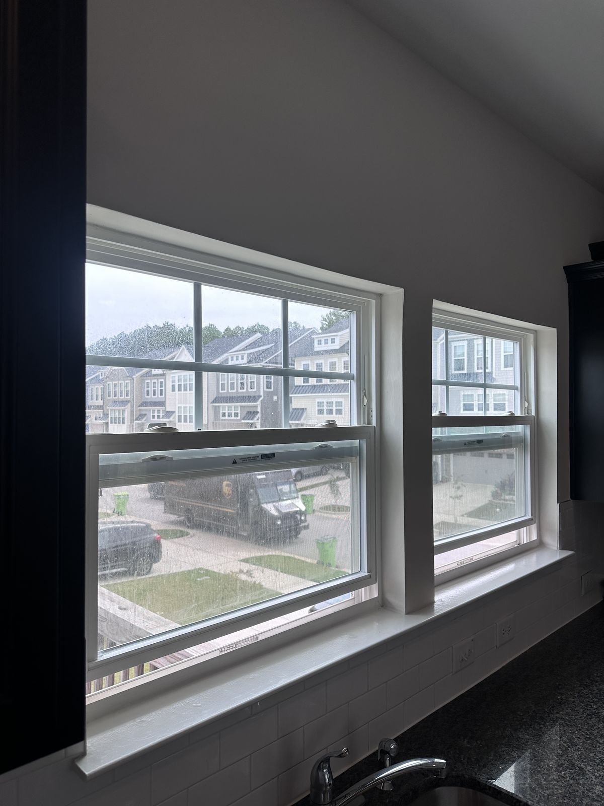 Finished kitchen window with smooth walls and repaired trim — Triangle Home Handyman, Apex NC